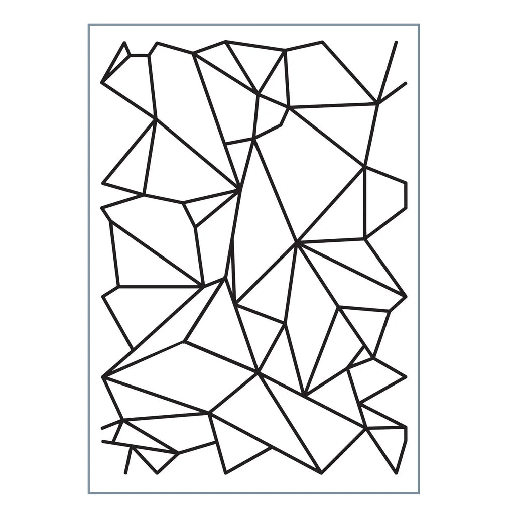 Embossing Folder Grafische Lijnen