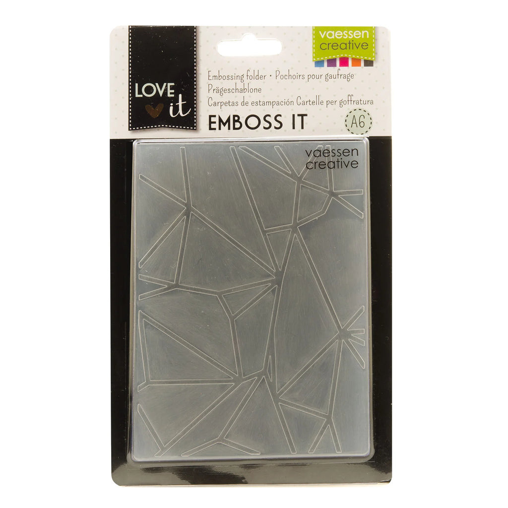 Embossing Folder Grafische Lijnen