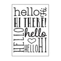 Embossing Folder Hello