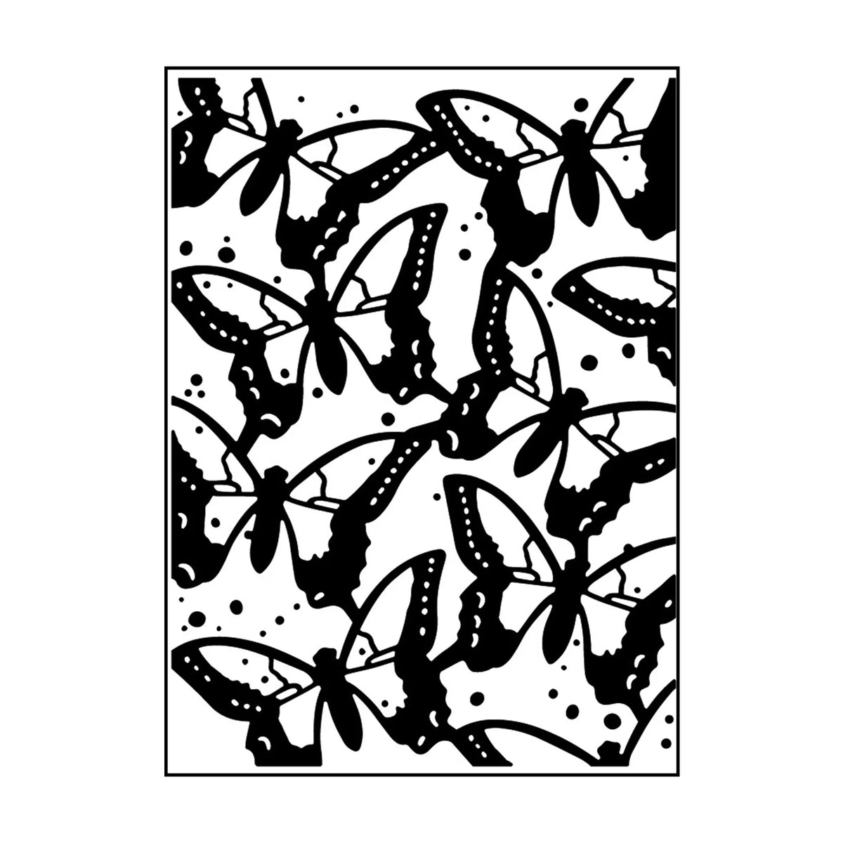 Embossing Folder Vlinders