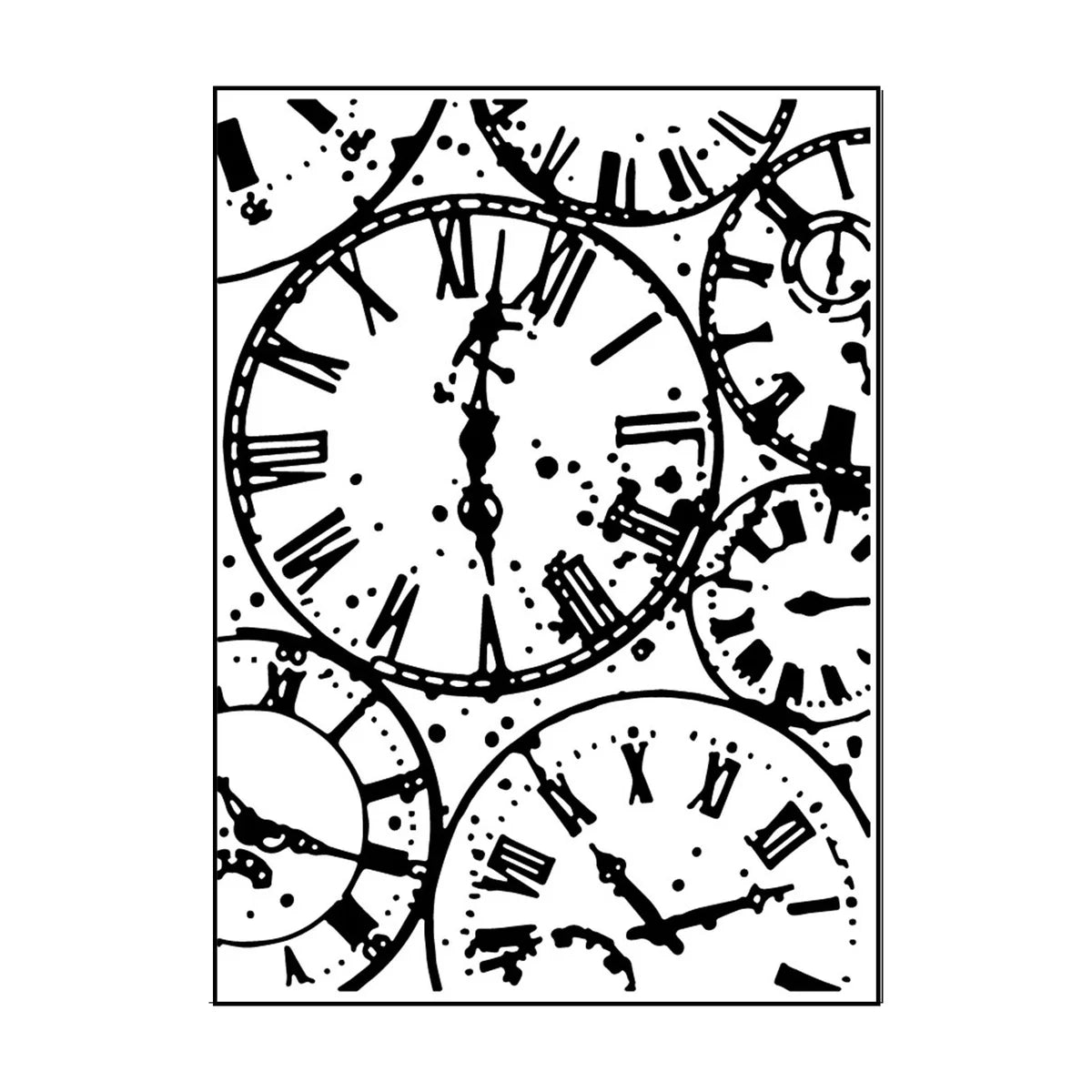Embossing Folder Klokken