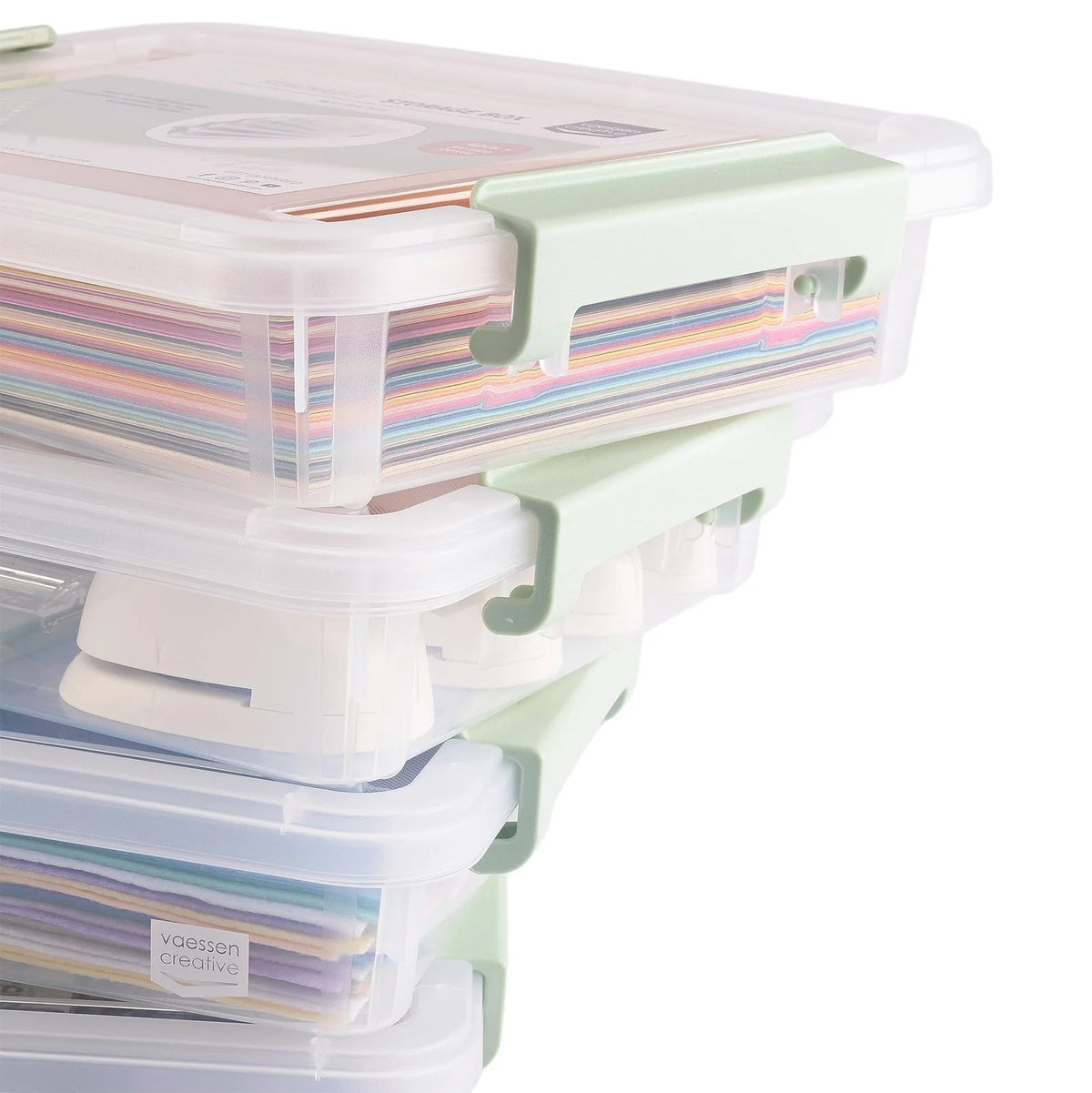 Opbergbox Stapelbaar A4 set van 4
