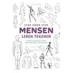 Stap voor stap mensen leren tekenen