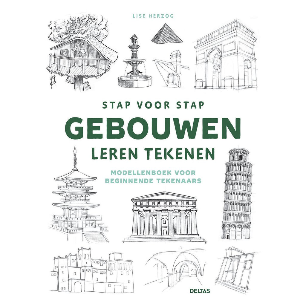 Stap voor stap gebouwen leren tekenen