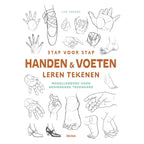 Stap voor stap handen en voeten leren tekenen