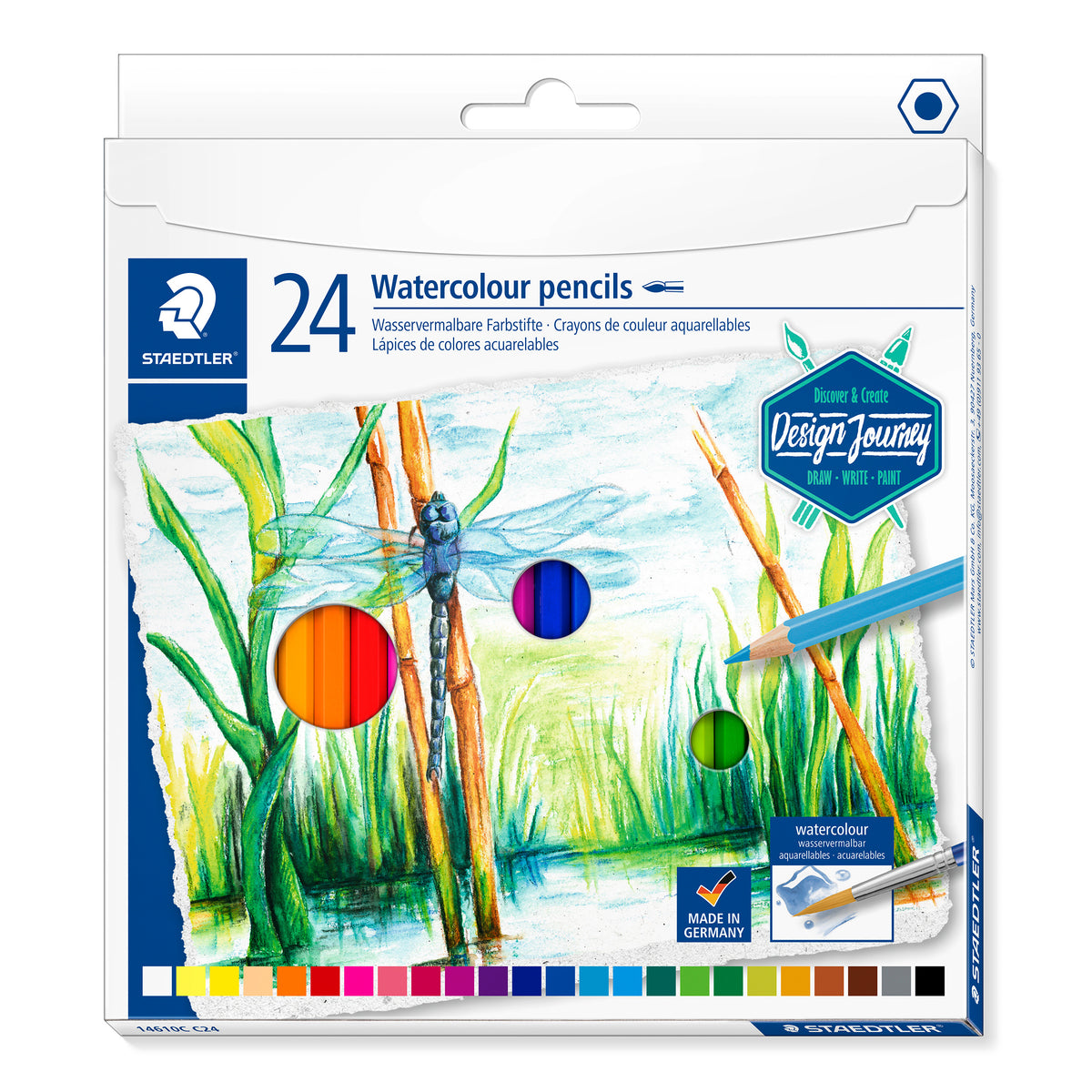 Aquarelpotloden Set