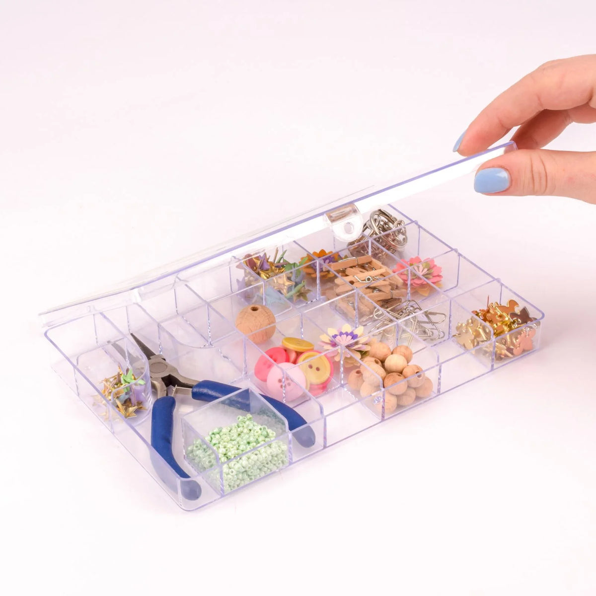 Opbergbox met vakjes