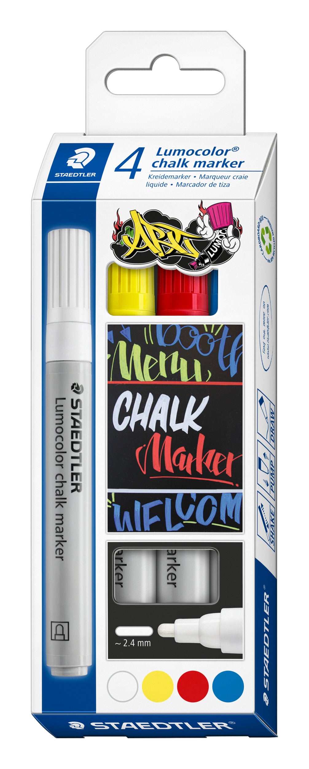 Lumocolor Krijtmarkers Set