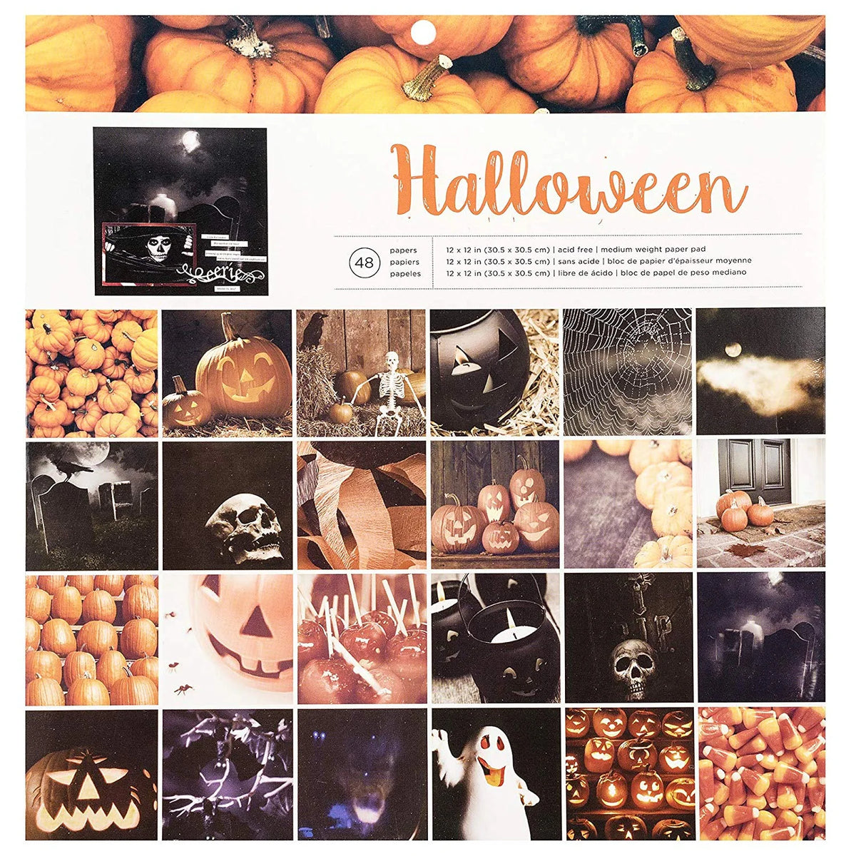 Designpapier Halloween