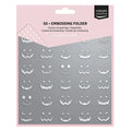 Embossing Folder Pompoengezichten