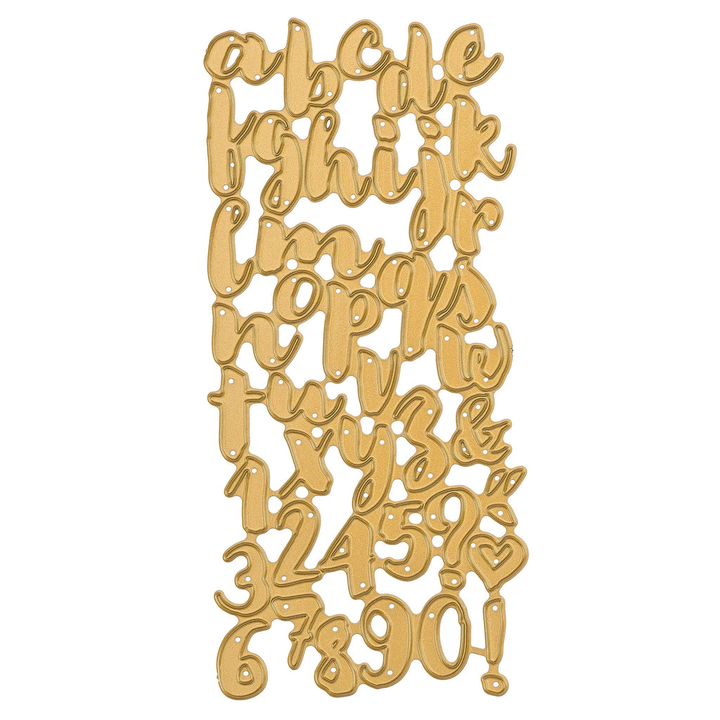 Snijmallen Letters 42 stuks