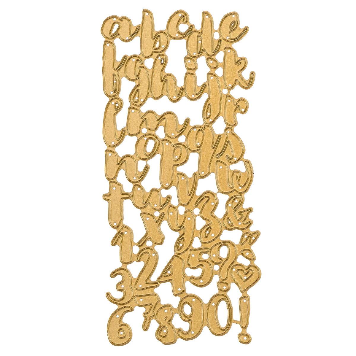 Snijmallen Letters 42 stuks
