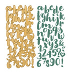 Snijmallen Letters 42 stuks