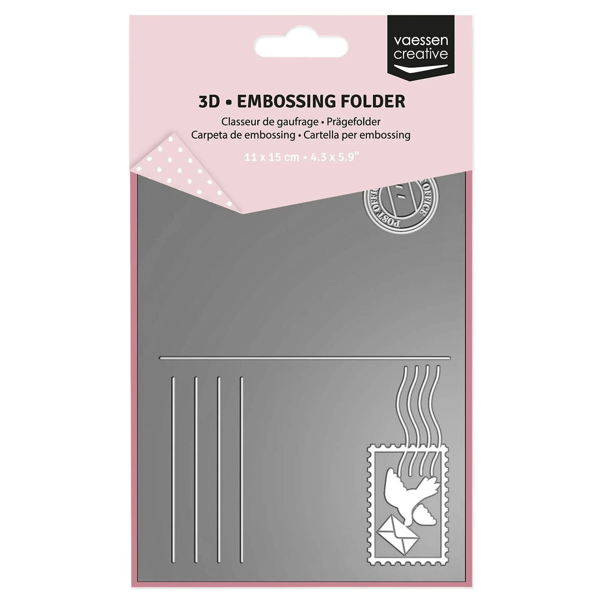 Embossing Folder Ansichtkaart
