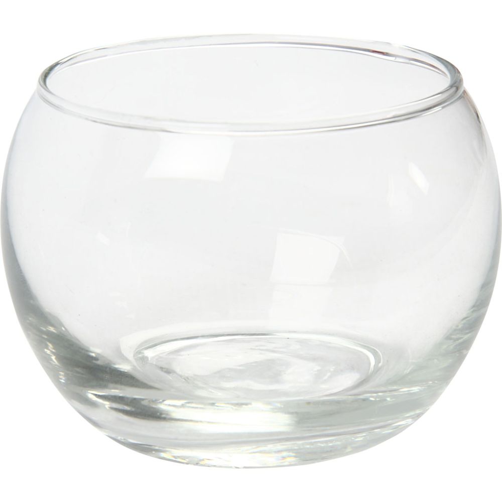 Glazen pot bol