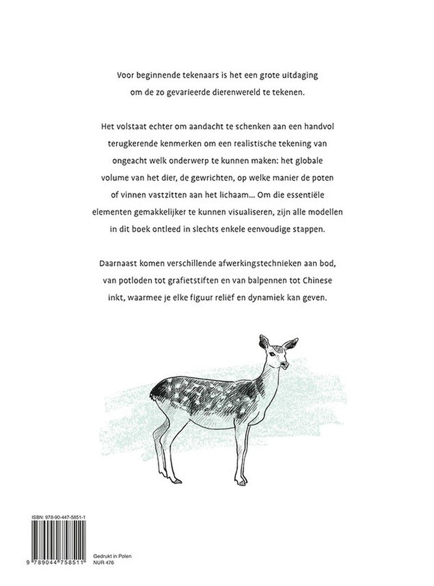 Stap voor stap dieren leren tekenen