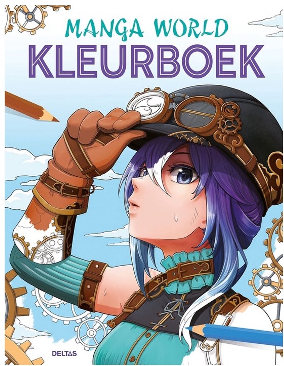 Manga Wereld Kleurboek