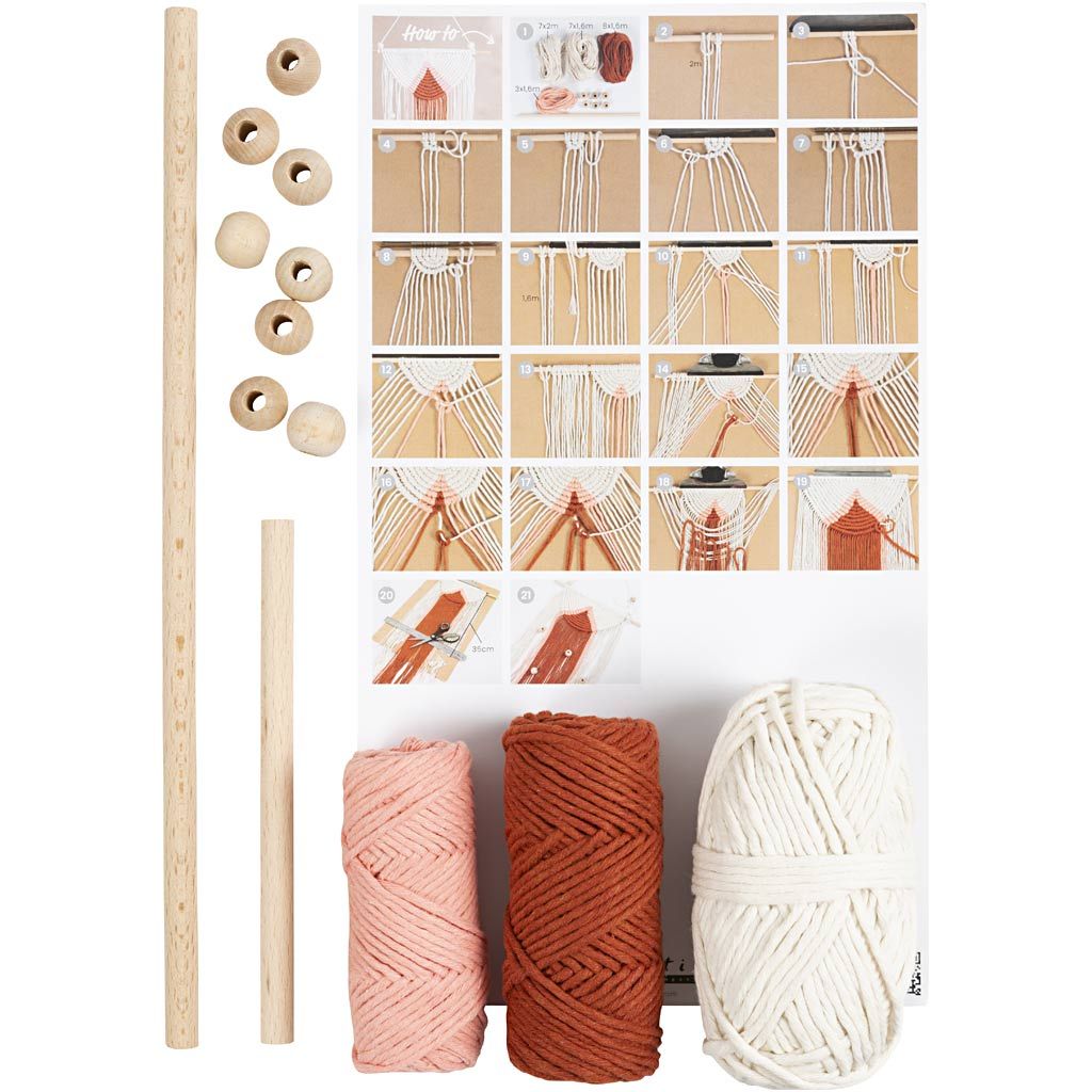 Hobbyset Macramé Muurhanger