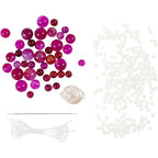 Hobbyset Sieraden Roze agaat