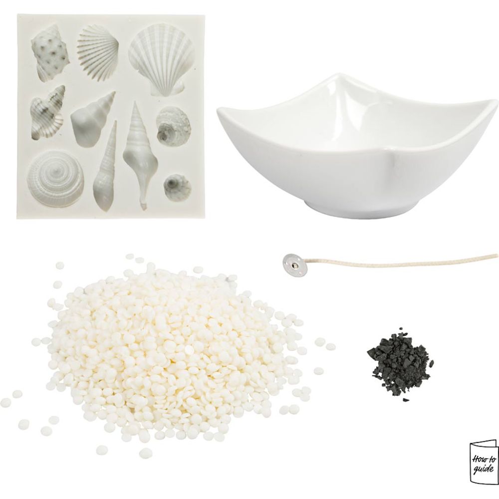Hobbyset Kaars met Schelpjes