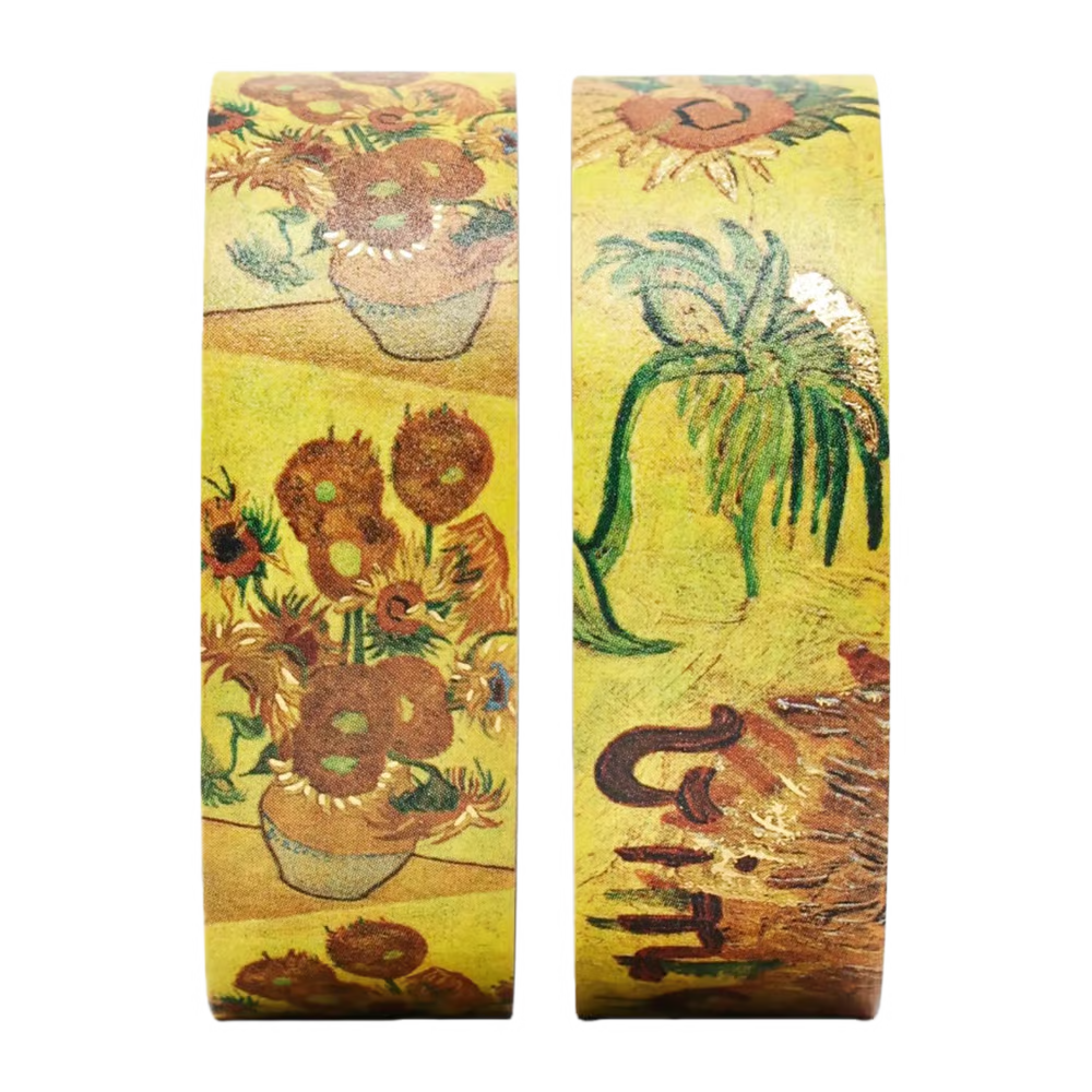 Washi Tape Van Gogh Sunflowers