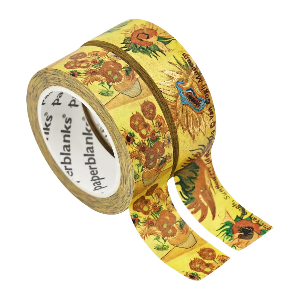 Washi Tape Van Gogh Sunflowers
