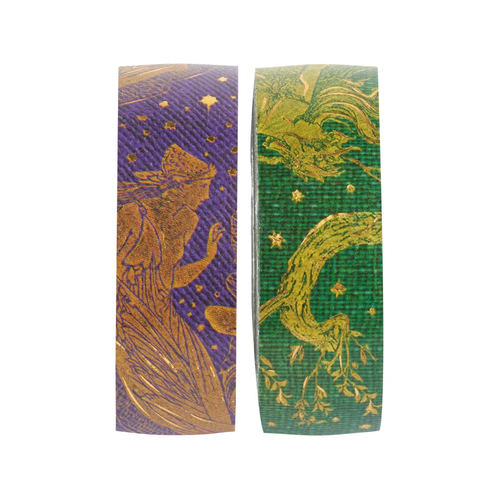 Washi Tape Olive & Violet Fairy
