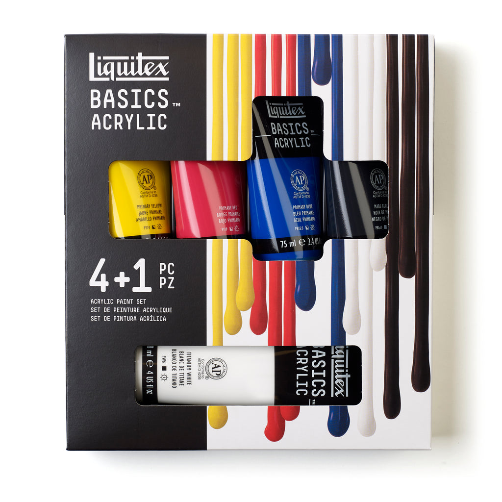 Liquitex Basics set 4x75 ml + 118 ml