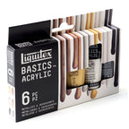 Liquitex Basics set 6x118ml metallics