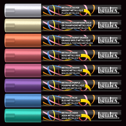 Acrylmarker set Metallic