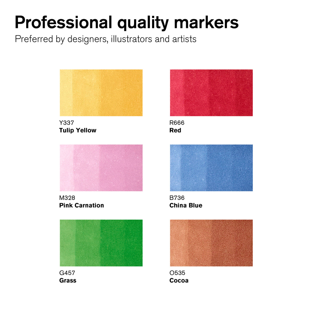 Promarker Mid Tones Set