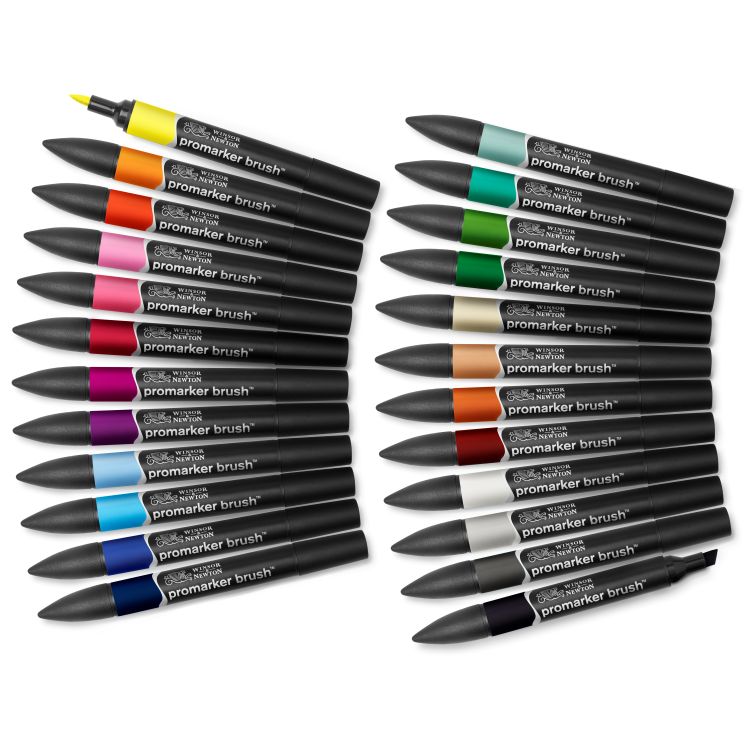 Promarker Brush Student Designer Set (24 stuks)