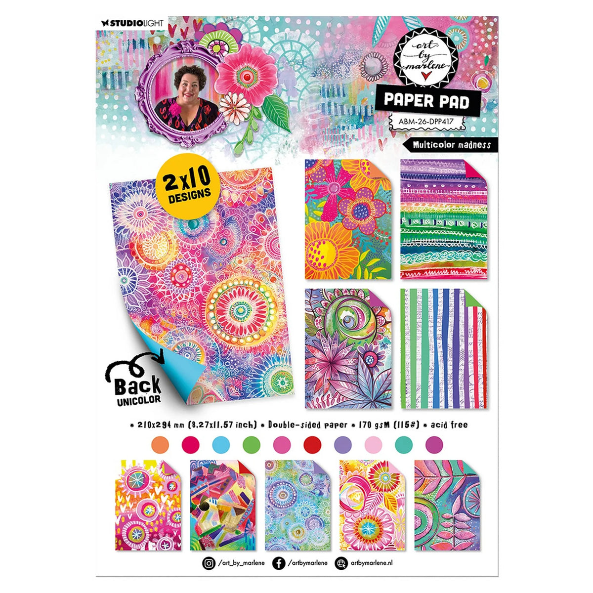 Paper Pad Multicolor Madness