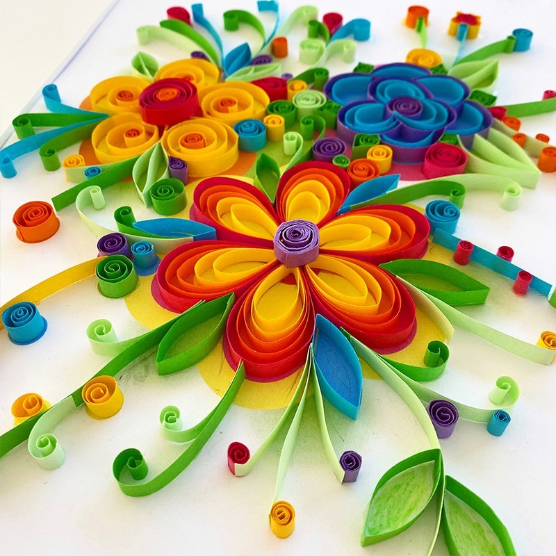 Quilling Kunst Bloemen