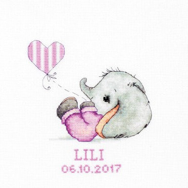 Borduurpakket Baby Girl