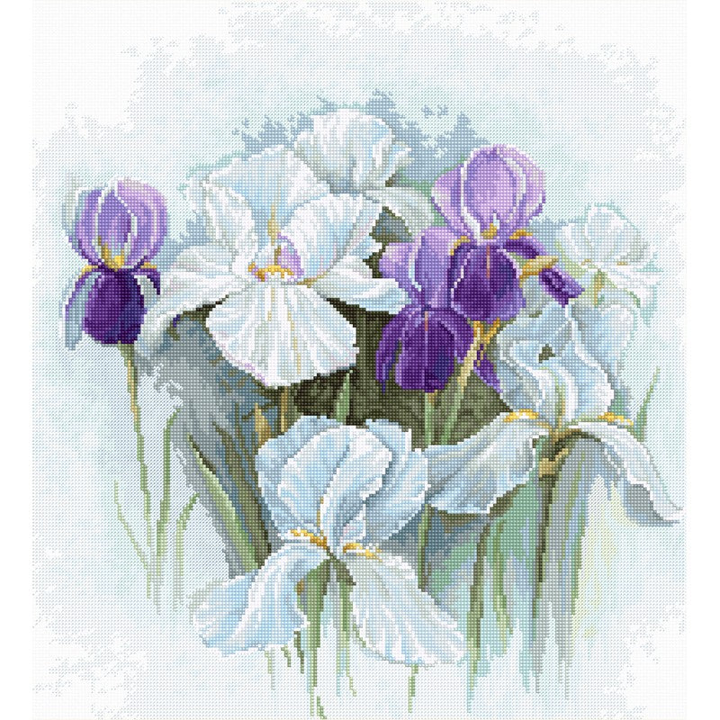 Borduurpakket Irises