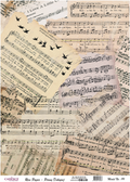 Rijstpapier Bladmuziek