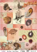 Rijstpapier Vintage Ladies
