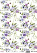 Rijstpapier Violen