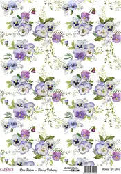 Rijstpapier Violen