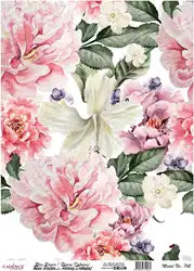 Rijstpapier Aquarel Boeket