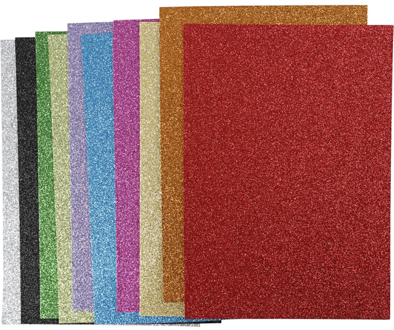 EVA Foam set glitter