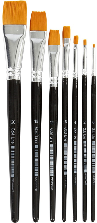 Gold Line Penseel set plat