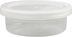 Plastic potjes met deksel