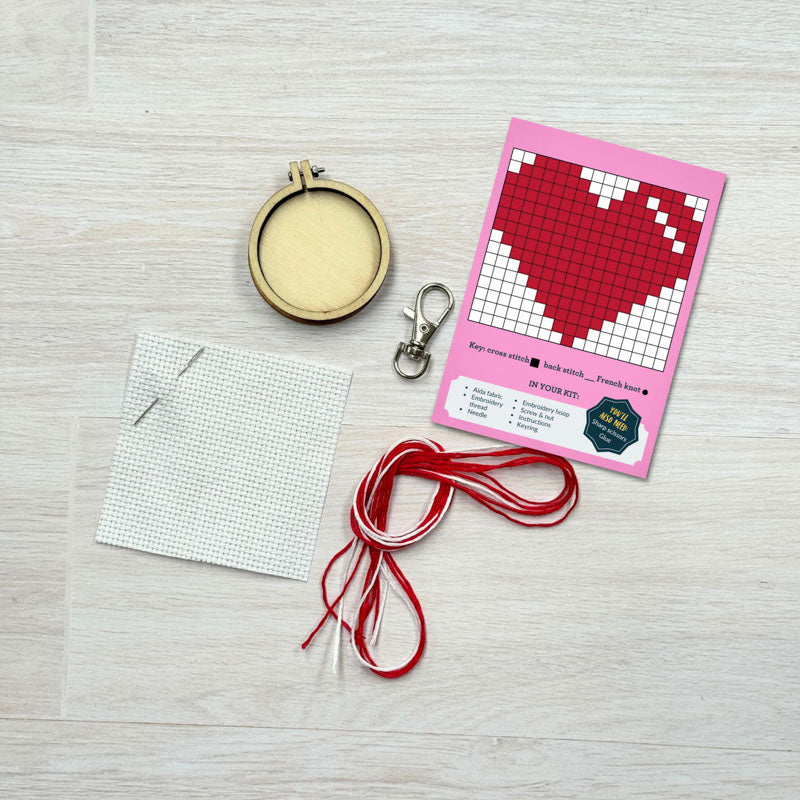 Borduurpakket Matchbox Be My Valentine