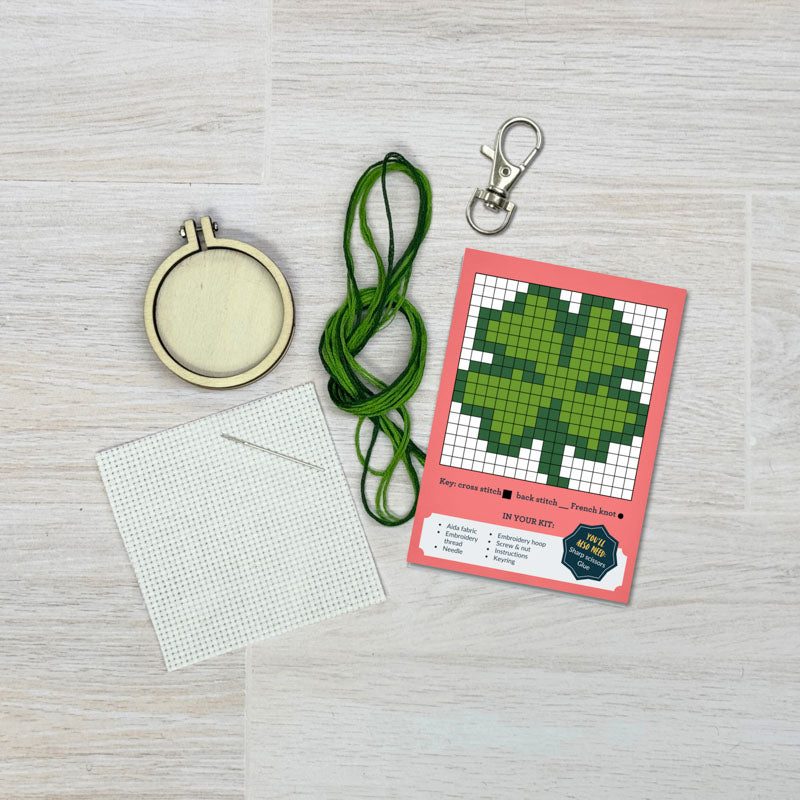 Borduurpakket Matchbox Good Luck Clover