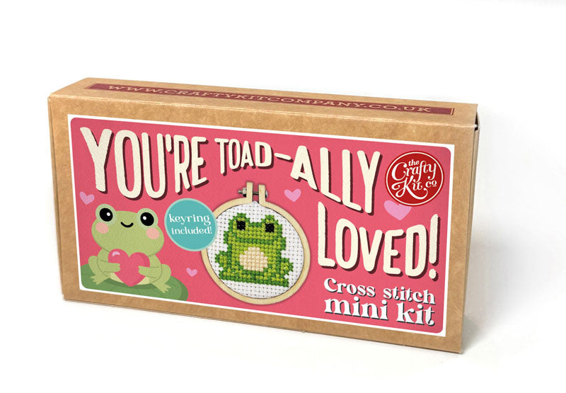 Borduurpakket Matchbox You're Toad-ally Loved