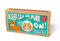 Borduurpakket Matchbox Keep Calm and Purr On