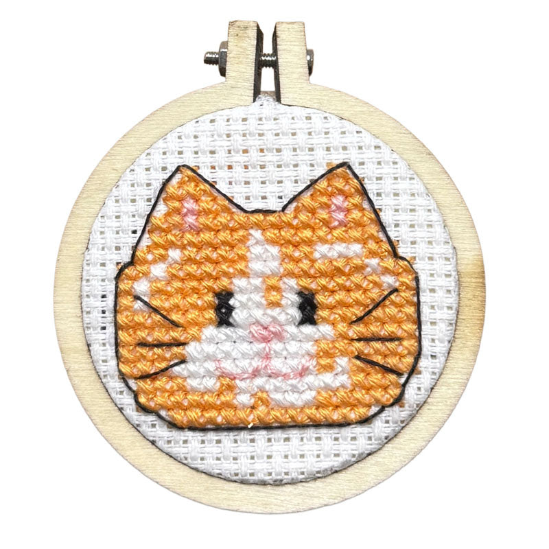 Borduurpakket Matchbox Keep Calm and Purr On