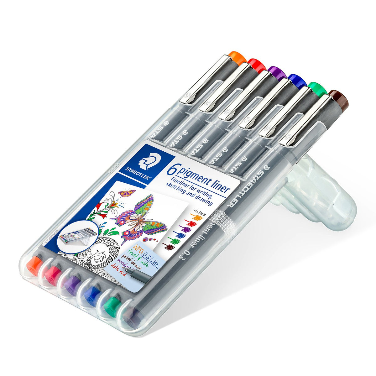 Pigment Liner 308 set gekleurd